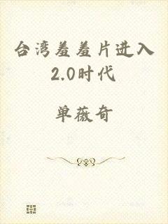 台湾羞羞片进入2.0时代