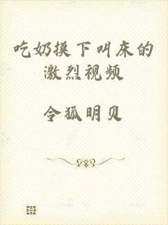 吃奶摸下叫床的激烈视频