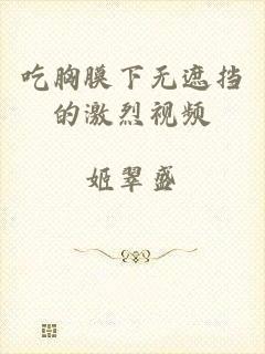 吃胸膜下无遮挡的激烈视频