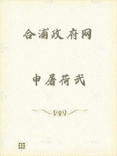 合浦政府网