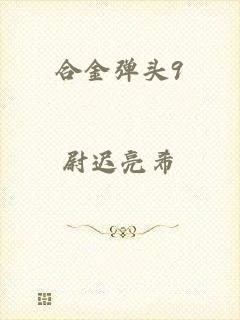 合金弹头9