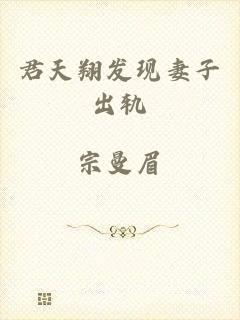 君天翔发现妻子出轨