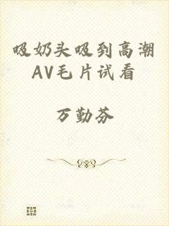 吸奶头吸到高潮AV毛片试看