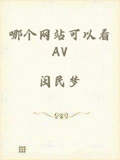 哪个网站可以看AV