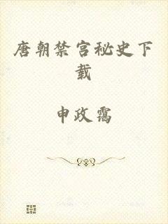 唐朝禁宫秘史下载