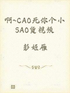 啊~CAO死你个小SAO货视频