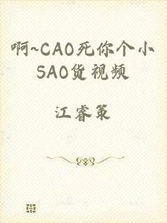 啊~CAO死你个小SAO货视频