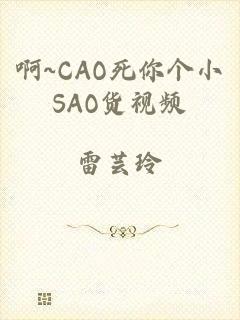啊~CAO死你个小SAO货视频