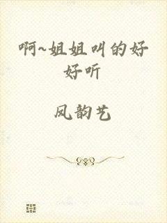 啊~姐姐叫的好好听