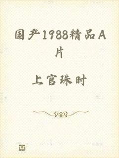 国产1988精品A片