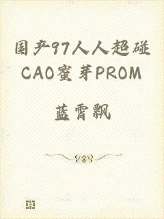 国产97人人超碰CAO蜜芽PROM