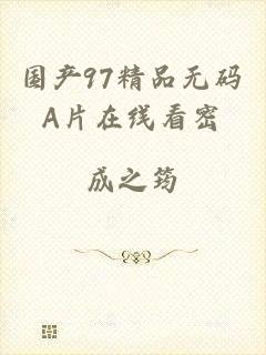国产97精品无码A片在线看密