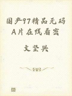 国产97精品无码A片在线看密