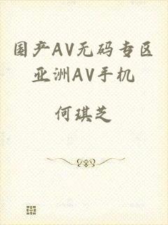 国产AV无码专区亚洲AV手机