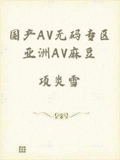 国产AV无码专区亚洲AV麻豆