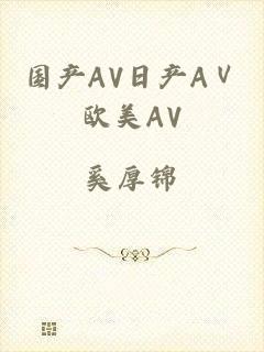 国产AV日产AⅤ欧美AV