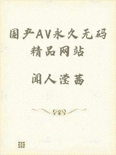 国产AV永久无码精品网站