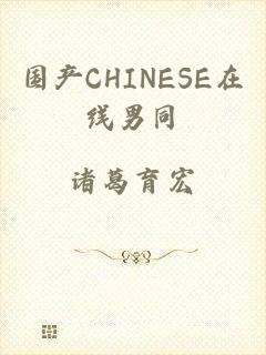 国产CHINESE在线男同