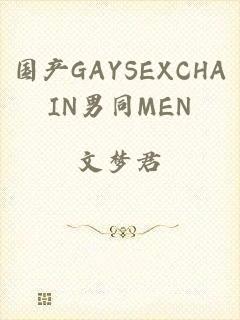 国产GAYSEXCHAIN男同MEN