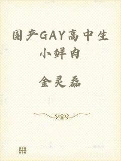 国产GAY高中生小鲜肉