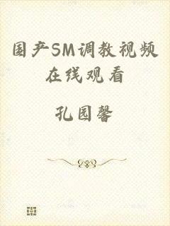 国产SM调教视频在线观看