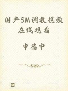 国产SM调教视频在线观看