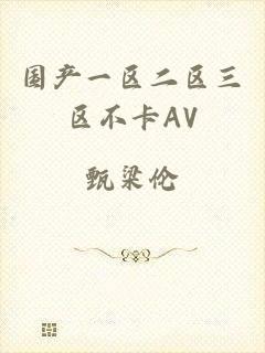 国产一区二区三区不卡AV