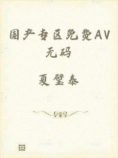 国产专区免费AV无码