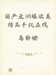 国产亚洲曝欧美精品手机在线