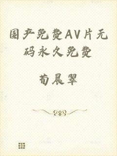 国产免费AV片无码永久免费