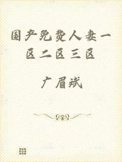 国产免费人妻一区二区三区