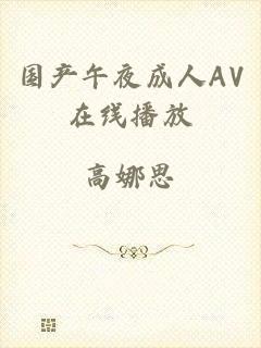 国产午夜成人AV在线播放