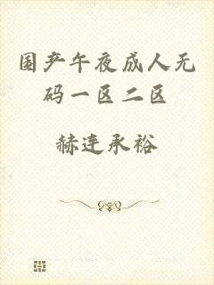 国产午夜成人无码一区二区