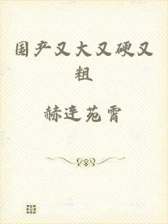 国产又大又硬又粗
