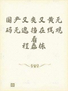 国产又爽又黄无码无遮挡在线观看