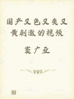 国产又色又爽又黄刺激的视频