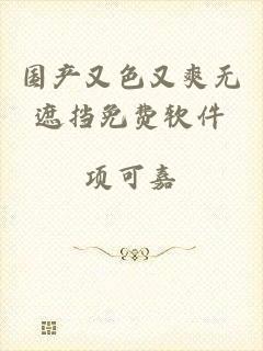 国产又色又爽无遮挡免费软件