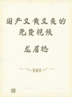 国产又黄又爽的免费视频