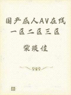 国产成人AV在线一区二区三区