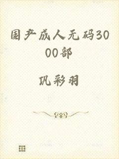国产成人无码3000部