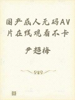 国产成人无码AV片在线观看不卡