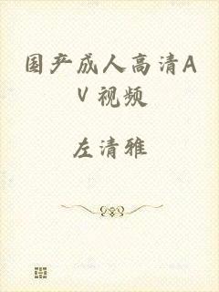 国产成人高清AⅤ视频