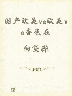 国产欧美va欧美va香蕉在