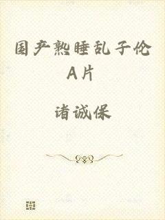 国产熟睡乱子伦A片
