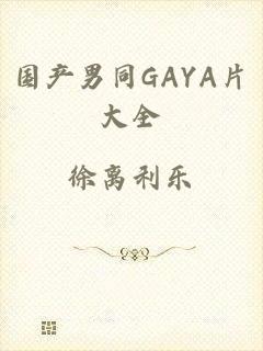 国产男同GAYA片大全