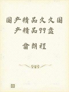 国产精品久久国产精品99盘
