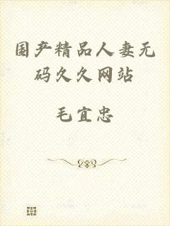 国产精品人妻无码久久网站