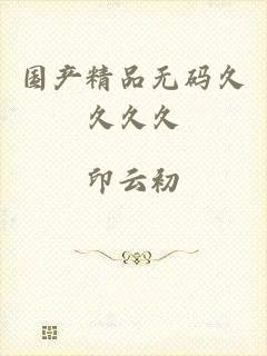 国产精品无码久久久久