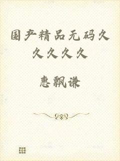 国产精品无码久久久久久