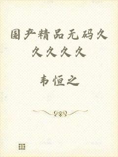 国产精品无码久久久久久